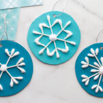 DIY Q-Tip Snowflake Craft|||||||