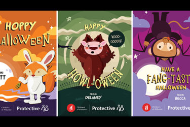 Send Halloween Cards to Patients at Children’s of Alabama