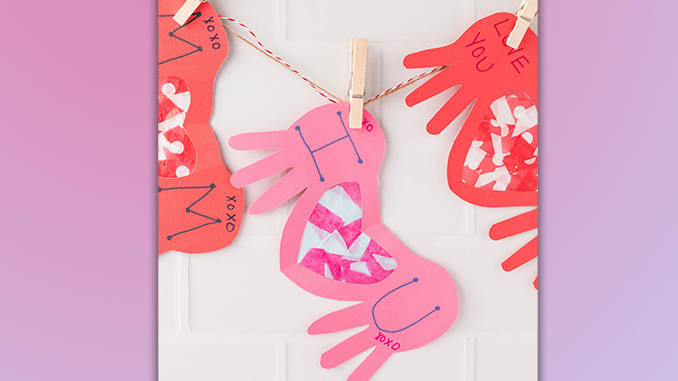 Handprint Heart Cards Handprint Heart Cards