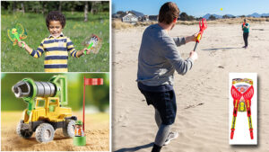 Summer Fun Toys||Birdie Golf|Marshmallow Blaster|||Wing-a-Bubbles