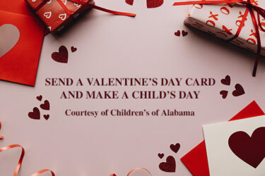 Send Valentine's Cards to Patients at Children's of Alabama